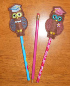 Graduation Owl Pencil Topper Set