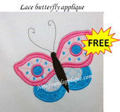 Lace Butterfly 4 Free Sampler