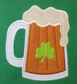 St. Pats Day Beer Applique