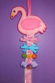 Flamingo Hair Clip Holder Design