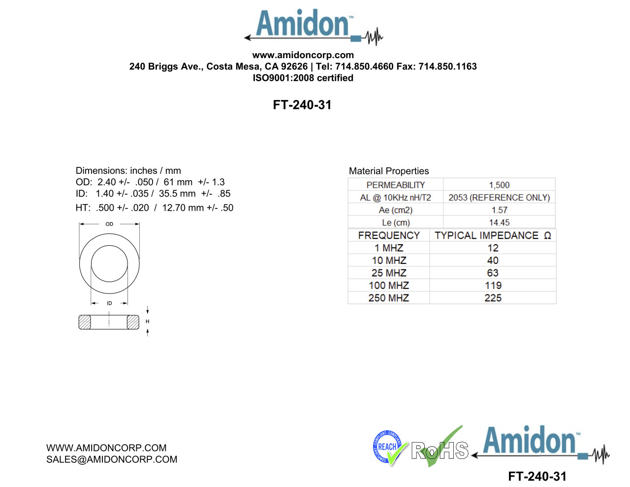 FT-240-31 - Amidon