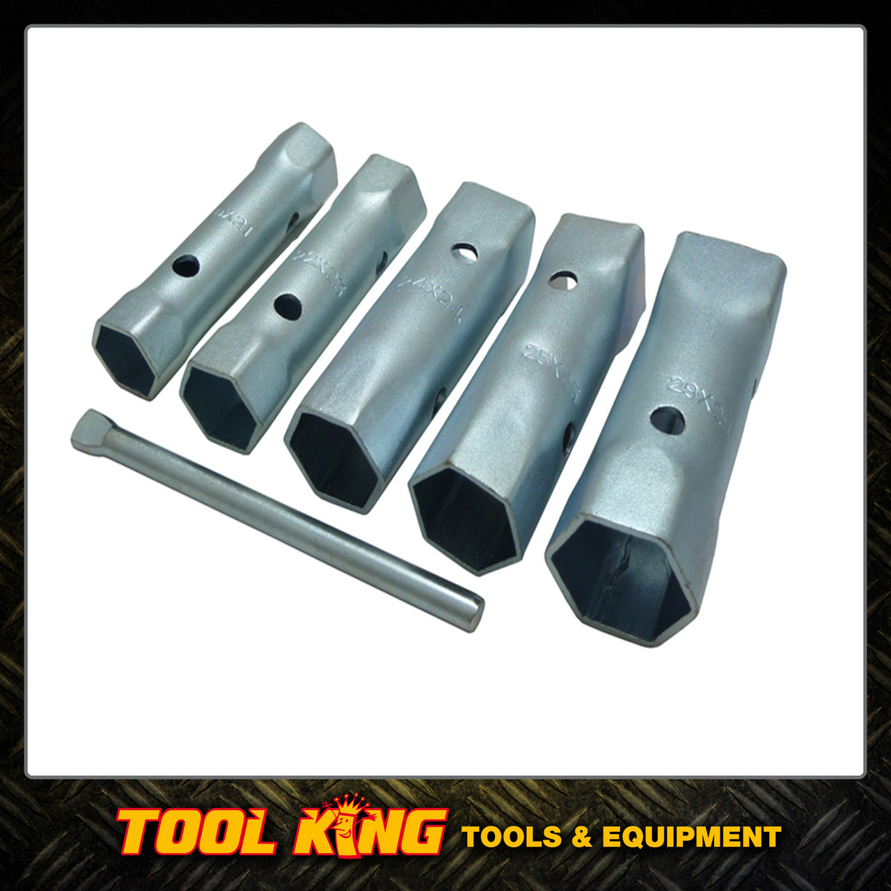 6pc Tap tube spanner set Square and Hex plumbers kit Robson's Tool