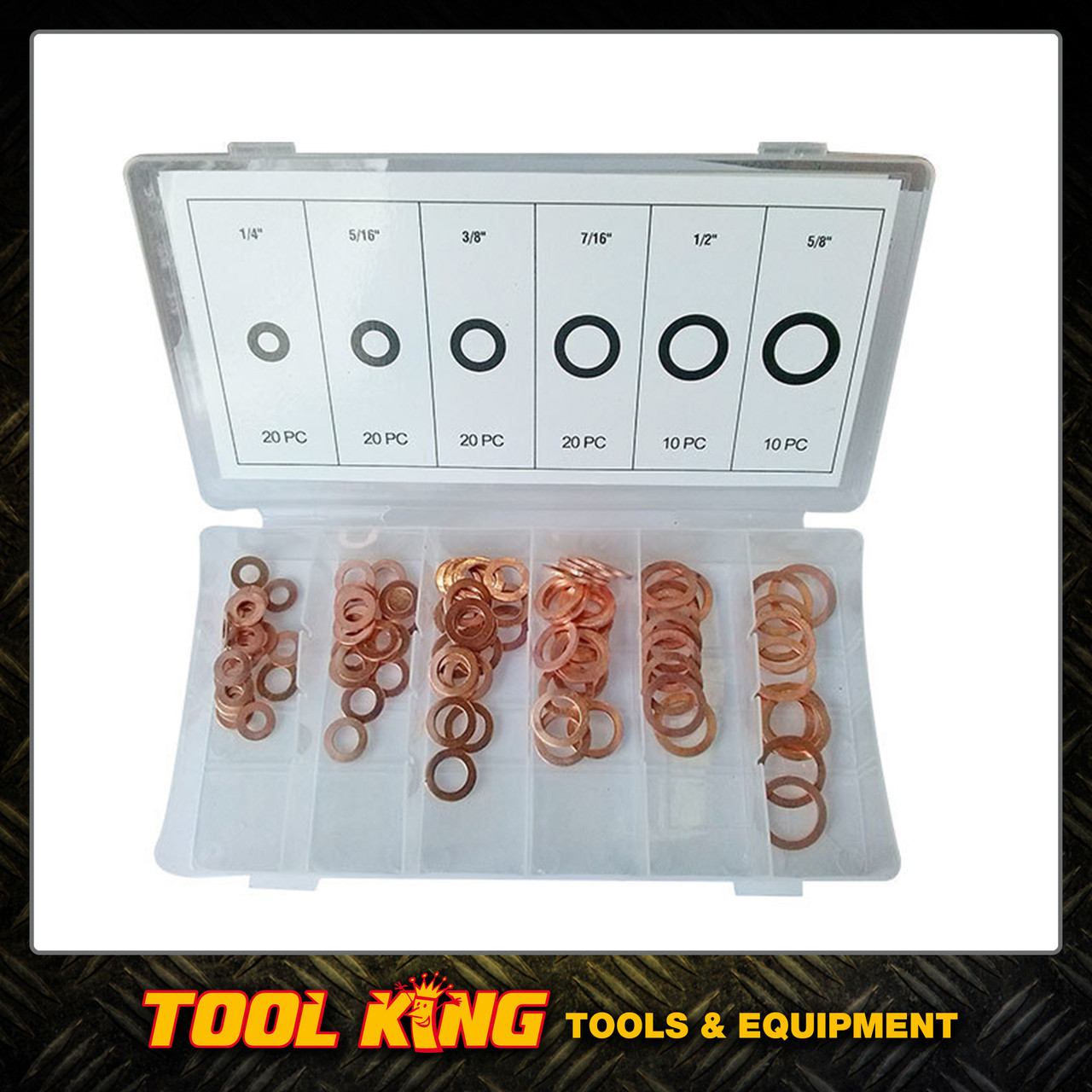 110pc Copper washer Assortment pack Robson's Tool King Store