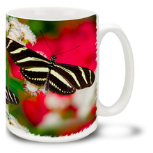 Zebra Longwing Butterfly - 15 oz Mug