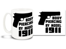 Let'em how you feel about firearms with this awesome coffee mug!  15oz coffee mug is durable, dishwasher and microwave safe.