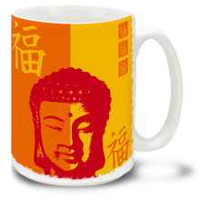 Buddha Happiness Symbol  - 15oz Mug