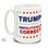Donald Trump supporters are a special breed! Be as Unpolitically Correct as you want to be with this durable, dishwasher and microwave safe Trump Unpolitically Correct mug . Big 15-ounce ceramic coffee mug has comfortable 4-finger handle.