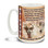 We all have two wolves inside of us, and morning coffee is a good time to remember this! Durable, dishwasher and microwave safe big 15-ounce ceramic coffee mug with inspirational Native American prose and comfortable 4-finger handle.