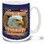 Those Who Serve Deserve Honor, Respect and Thanks! Proud bald eagle on American Flag background is a great Veteran coffee mug. This Veteran's mug is dishwasher and microwave safe.