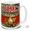 This USMC Eagle Globe and Anchor coffee mug on MCU Camo features a USMC emblem and letters. Marines Emblem mug is dishwasher and microwave safe. Vivid MCU Camouflage with gold USMC logo mug is sure to be a coffee break favorite!