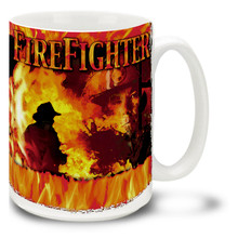 Firefighter Firemen Action - 15oz. Mug
