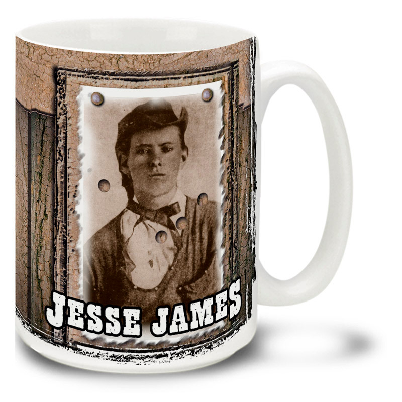 Jesse James Gunfighter Coffee Mug 15oz. Mug Cuppa