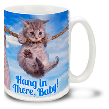 Cats Hang in There Baby - 15oz. Mug