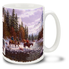 Yosemite Morning on the Merced Cowboys - 15oz Mug