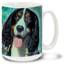 Artsy English Springer Spaniel - 15oz Dog Mug