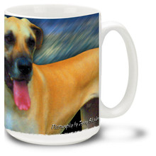 Artsy Great Dane - 15oz Dog Mug
