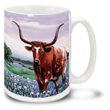 Texas Pride Longhorn - 15oz Mug