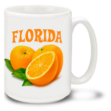 A day without Florida orange juice is like a day without sunshine, but a day without coffee in your Florida Mug is like, well, night! This colorful Florida mug is sure to be a favorite!