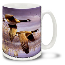 Geese In Flight - 15oz Mug