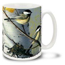 Chickadee and Birch - 15oz Mug