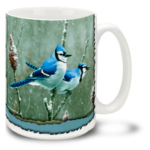 Blue Jay and Sumac - 15oz Mug