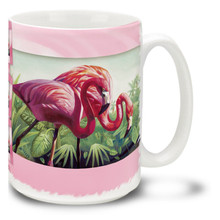 Two of a Kind Pink Flamingos - 15oz Mug
