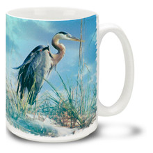 Tropical Great Blue Heron - 15oz Mug