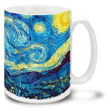 The Starry Night - Vincent Van Gogh - 15 oz Coffee Mug