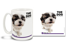 Get up close and personal with your favorite dog breeds with "The Dog" mug featuring the popular Shih Tzu! Shih Tzu lovers know these loyal and adorable canines are affectionate, outgoing, and alert. Colorful 15oz The Dog Shih Tzu coffee mug is dishwasher and microwave safe.