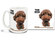 Get up close and personal with your favorite dog breeds with "The Dog" mug featuring the popular Poodle! Poodle lovers know these pups with personality are energetic mischief-makers. Colorful 15oz The Dog Poodle coffee mug is dishwasher and microwave safe.