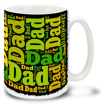 Dad Word Cloud -  15oz Mug