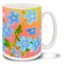 Forget-Me-Not Flowers - 15 oz Mug