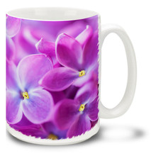 Lilac Flowers - 15 oz Mug
