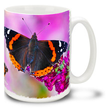 Red Admiral Butterfly - 15 oz Mug