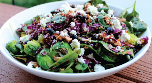 Shiloh Farms Quinoa & Brussel Sprout Salad with Goat Cheese