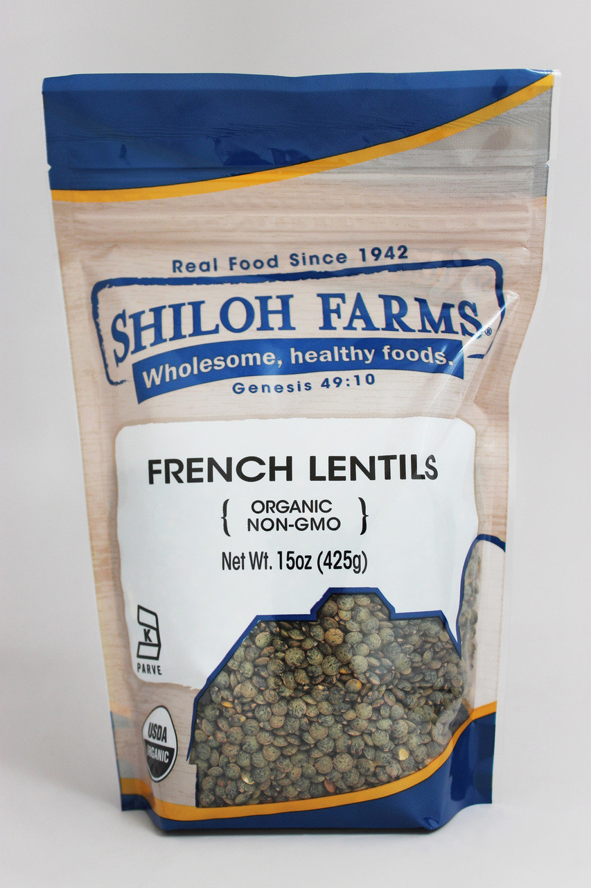 French Lentils Organic Non GMO Shiloh Farms