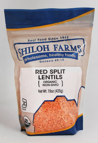 Shiloh Farms Organic Red Split Lentils