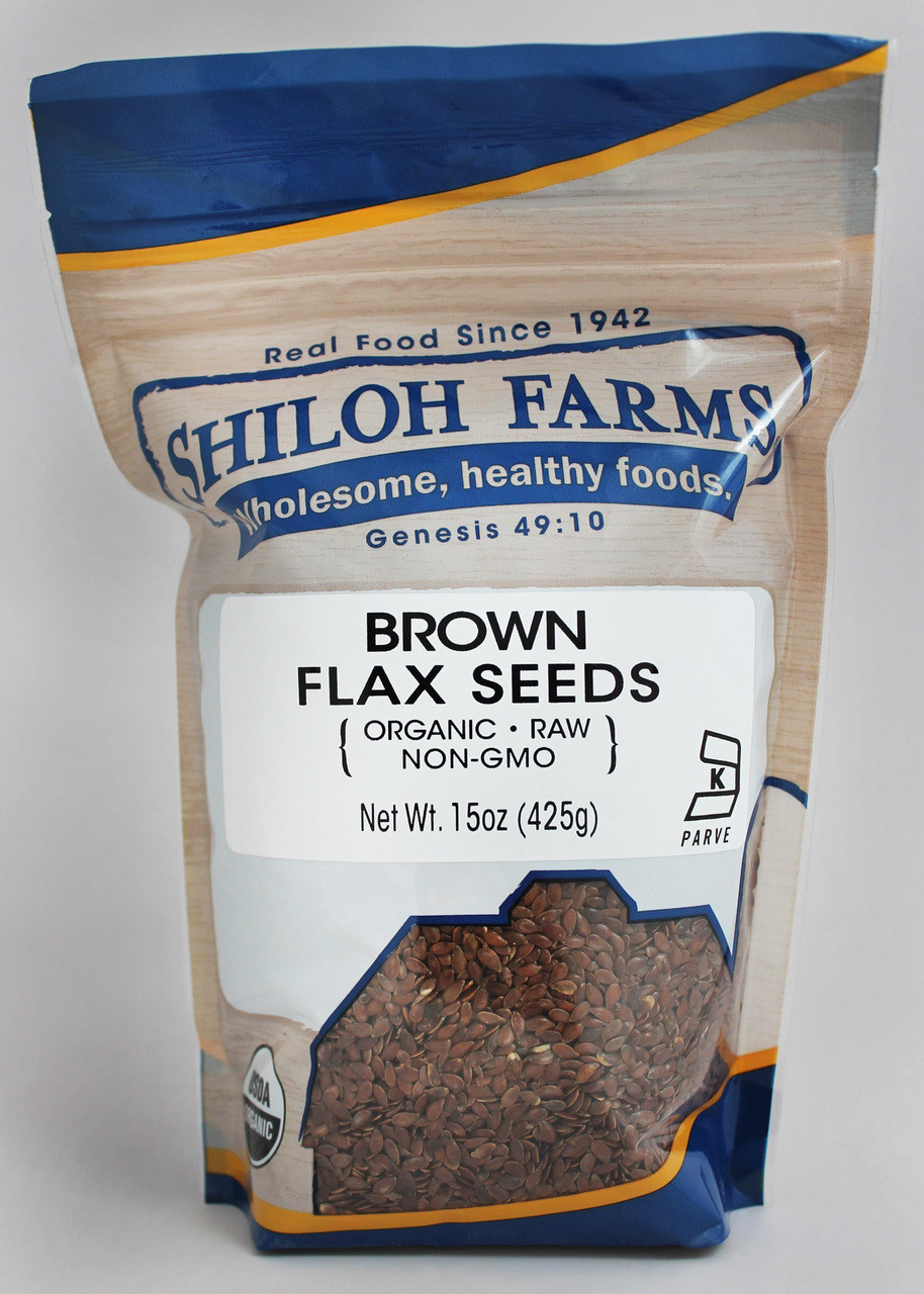 Brown Flax Seeds, Organic-Raw