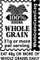 100% Whole Grain - 31g of Whole Grain per serving