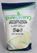 PureLiving Sprouted Millet Flour / Organic, Kosher, Non-GMO, Whole Grain, Raw