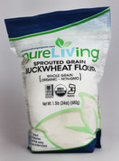 PureLiving Sprouted Buckwheat Flour / Organic, Kosher, Non-GMO, Whole Grain, Raw