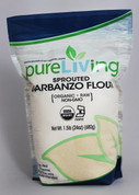 PureLiving Sprouted Garbanzo Flour / Organic, Kosher, Non-GMO, High Protein, Raw