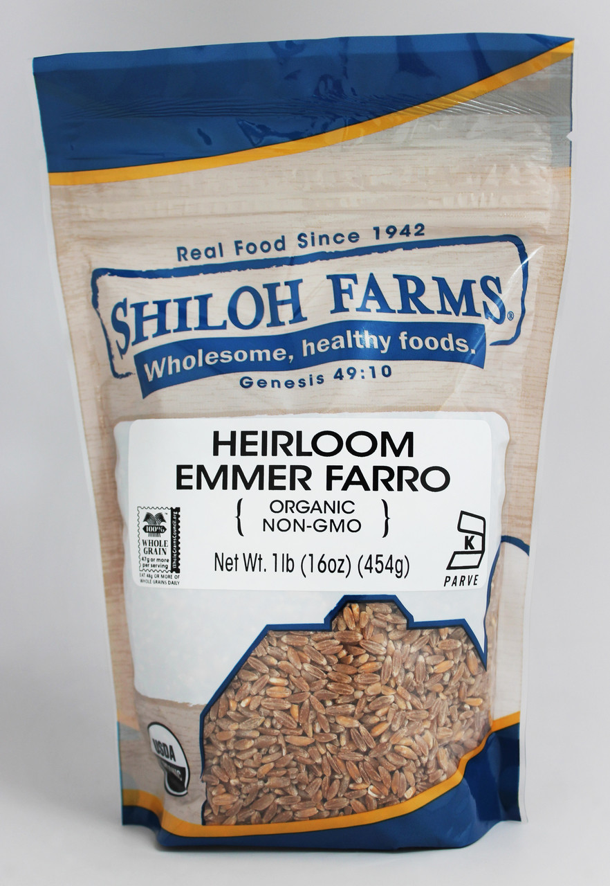 Neerduwen havik Gewoon overlopen Emmer Farro Grain | Organic-Heirloom | Shiloh Farms