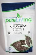 PureLiving Sprouted Chia Seeds / Organic, Kosher, Non-GMO, Raw