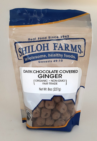 Shiloh Farms Organic Dark Chocolate Covered Ginger