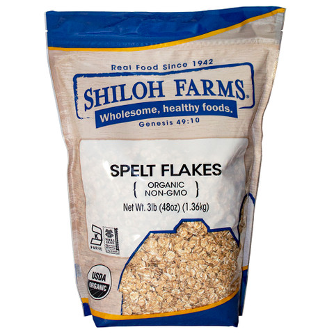 Shiloh Farms Organic Spelt Flakes, 48 oz.