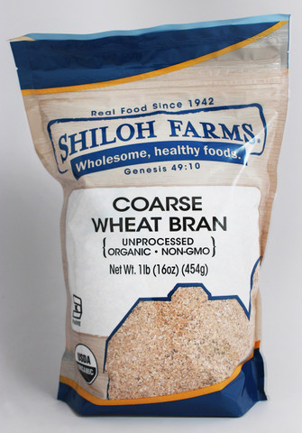 Shiloh Farms Organic Coarse Wheat Bran (1lb)