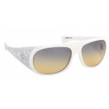 Spy Optic Hourglass White Paisley - Black Yellow Fade Sunglasses