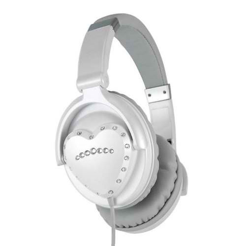 Vestax AMS HMX 1 White Heart Shaped Headphones