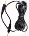 Equation CBL3M3-5 Straight Headphone Cable with threaded mini plug to toothed mini plug
